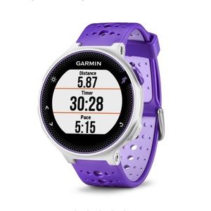 EUC Garmin Forerunner 230 Running Watch Purple GPS